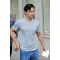 thumbnail image 2 of Penn Badgley Walks To The 'Gossip Girl' Movie Set In The Upper East Side Out And About For Celebrity Candids - Wed, 2 of 2