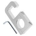 thumbnail image 1 of Gancho Colgante para Motocicleta Cuadrado Soporte para Casco de Motocicleta Equipaje para Scooters Bicicletas Tono Plateado 74mm de Longitud, 1 of 7