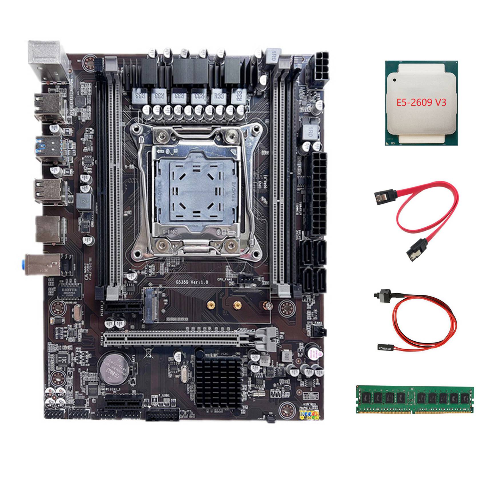 Buy X99 Motherboard LGA2011-3 Computer Motherboard with E5-2609 V3 CPU ...