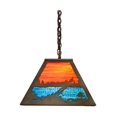 thumbnail image 5 of Meyda 145695 48 in. Moose At Lake Oblong Pendant, Antique Copper & Oa Blue & Green, 5 of 7
