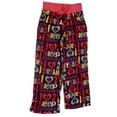 thumbnail image 2 of Jellifish Girls Purple Fleece Hearts & Words Sleep Pants Heart Pajama Bottoms M, 2 of 2