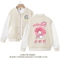 thumbnail image 1 of Chaqueta de manga larga de Sanrios My Melody para niños, uniforme de béisbol de moda Kawaii, abrigo de Cinnamoroll Pochacco, bonito regalo para niños, 1 of 5