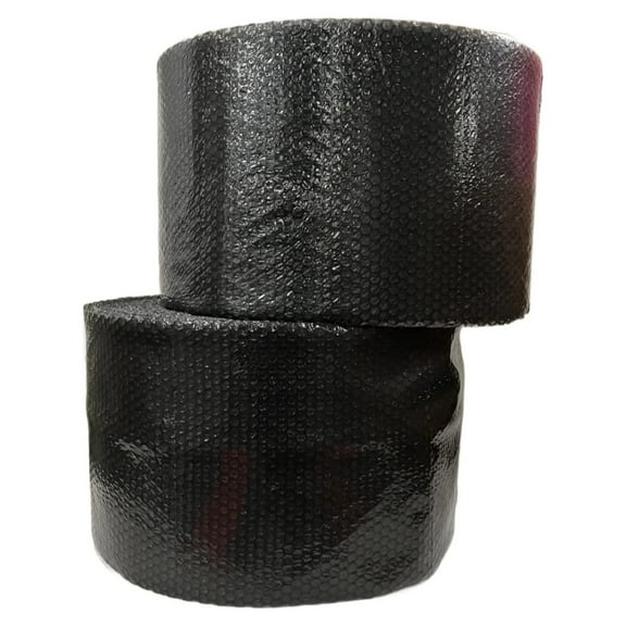 3/16" Small Bubble Cushioning Wrap Black Roll 350' x 12" 350FT Perf 12"