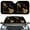 Bee Sunflower, variant on FORUDESIGNS Capybara Pattern Car Windshield Sun Shade Foldable Car Sunshade for Front Windshield Window Universal Sun Visor Heat Shield Fit for Car SUV Van Truck