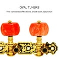 thumbnail image 4 of fastboy 2 Pcs Piquet de Réglage de Guitare Classique Instrument à Cordes Réutilisable Professionnel Remplacement Composant Tuner Accessoires Rouge, 4 of 9