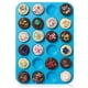 thumbnail image 3 of Bearachild Molde para hornear magdalenas con 24 ranuras, bandeja para moldes de silicona para pasteles y Chocolate, bandeja para hornear postres de cocina Herramientas y accesorios para hornear azul Bearachild HA8530-01B, 3 of 6