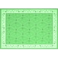 thumbnail image 1 of Ahgly Company Indoor Rectangle Abstract Emerald Green Contemporary Area Rugs, 5' x 8', 1 of 4