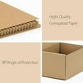 thumbnail image 3 of 6x4x3 Small Shipping Boxes Set of 40, Brown Corrugated Cardboard Mailer Box for Packing, Mailing, Business, 3 of 5