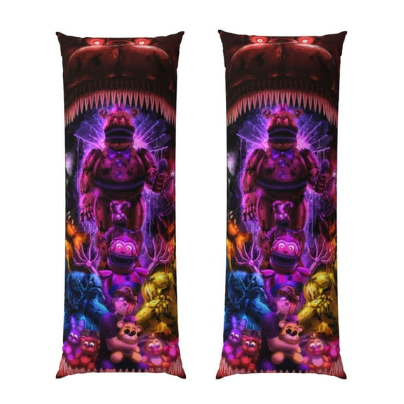 Five Nights At Freddy's Body Pillow Cover - Pillowcases 20"x54" with Hidden Zipper Closure Soft and Breathable 1PC