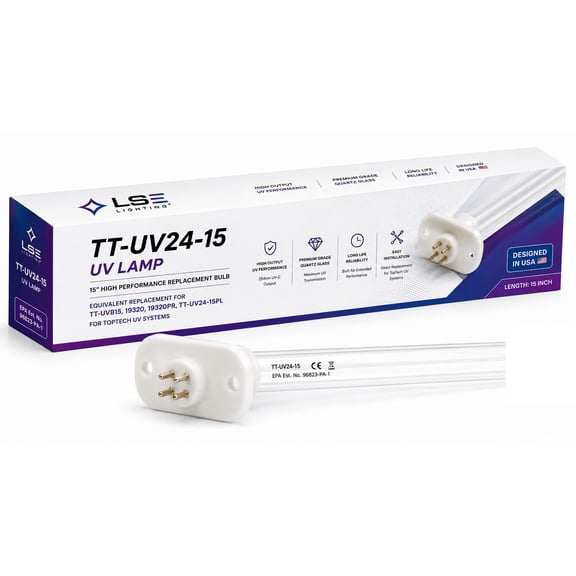 LSE Lighting TT-UV24-15 Equivalent UV Lamp for TT-UVB15 19320