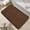 Brown, variant on sruoe Bath Rugs, Bath Mats for Bathroom Floor, Bathroom Rugs, Non Slip WaterAbsorbent Stain Resistant Bath Mats, Polyester Mat, Bathroom Door Mat Household Use, Brown