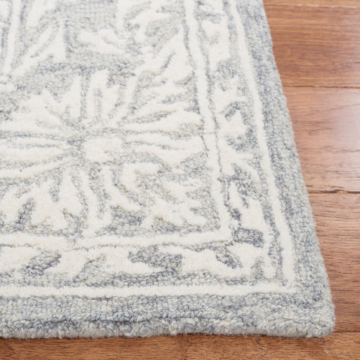 SAFAVIEH Metro Wayland Medallion Area Rug, Dark Grey/Ivory, 8' x 10'