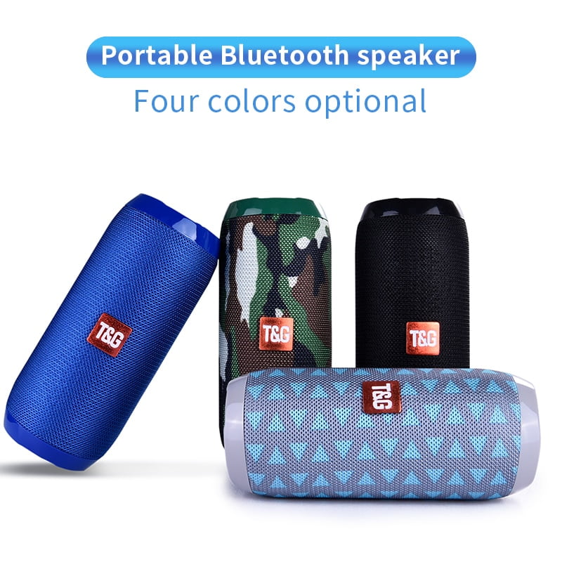 Wireless Speaker Bluetooth esterna del mini dellaltoparlante Tg117 impermeabile Colonna portatile altoparlante Box Braccio GreenPortable Audio