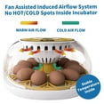 thumbnail image 2 of 12-24 Eggs Incubator with Auto Turning and Water Top-up for Hatching Chicks, 2 of 6