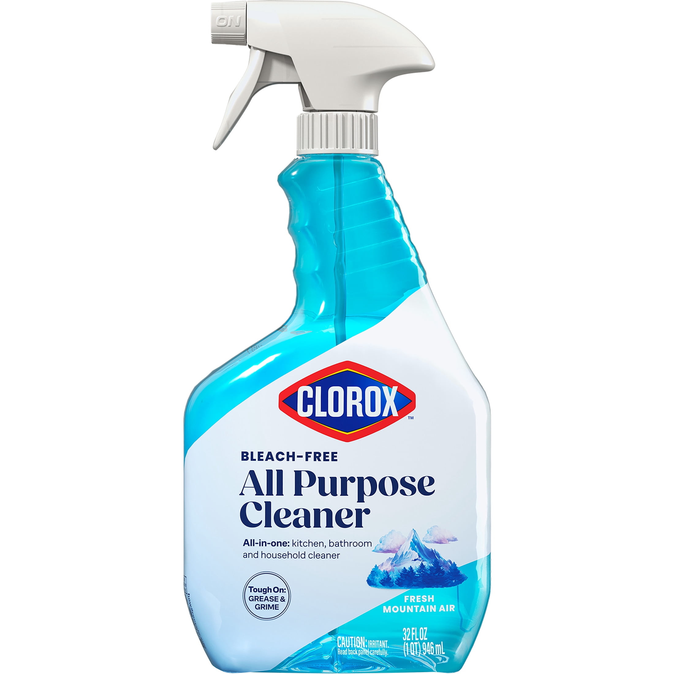Clorox All Purpose Cleaner, Bleach Free, Fresh Mountain Air, 32 fl oz