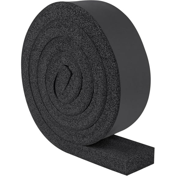 Open Cell Foam Air Conditioner Insulation Seal Strip 2"x1", Non-Adhesive Air Conditioning Weather Strip, 6.5 Feet Long