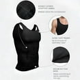 thumbnail image 5 of Selure Shaping Tank Men, Upgraded Compression Shaping Tank 2.0 Men, Breathable Invisible Shirts, 5 of 7