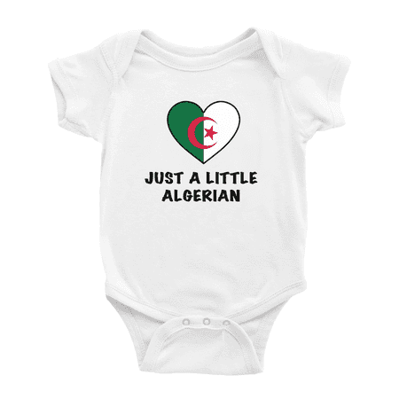 

Just A Little Algerian Funny Baby Bodysuit For Boy Girl