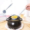 thumbnail image 1 of Oleegame 1PC Sink Drain Filter Cover 1 Piece Strainer Spoon Colander Noodle Spoon Plastic Skimmers With Handle Food Drainage Spatula For Kitchen Cooking Blue, 1 of 9