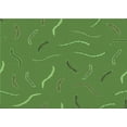 thumbnail image 1 of Ahgly Company Machine Washable Indoor Rectangle Transitional Seaweed Green Area Rugs, 2' x 4', 1 of 7
