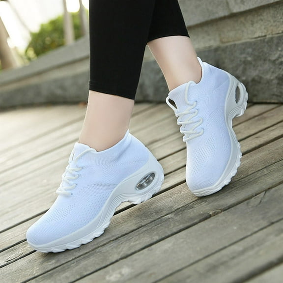 STRANDCHIC Women's Casual Sports Shoes, 1 Pair Breathable Lightweight Running Sneakers for Walking and Everyday Wear