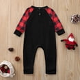 thumbnail image 3 of Odeerbi Christmas Pajamas For Family Matching Outfits Toddler Letter Printed Romper Jumpsuit Xmas Clothes, 3 of 8