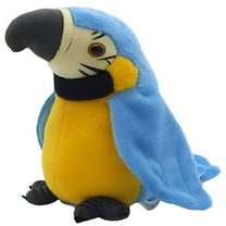 CYFW 9" Cute Talking Parrot Repeats What You Say Electronic Interactive Plush Toy Stuffed Animal Record Parrot Waving Wings Funny Bird Toys for Children Girls Boys Best Xmas Gift