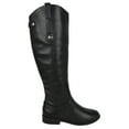 thumbnail image 1 of Bizarre Black City Classified Women Flat Buckled Riding Boots Zipper Knee High 10, 1 of 3