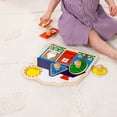 thumbnail image 5 of Melissa & Doug First Shapes Wooden Jumbo Peg Puzzle - 5 Pieces With Handles (Babies, Toddlers), 5 of 11