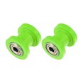 thumbnail image 1 of 2uds 8mm Cadena Polea Cadena Ajuste Tensor para Motocicleta Verde, 1 of 1