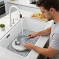 Excellent Silicone Sink Mat For Kitchen Guards Farmhouse And Stainless ...