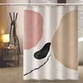 thumbnail image 4 of Jinsinto Shower Curtain Waterproof Abstract Morandi Curtain 120X180CM, 4 of 5