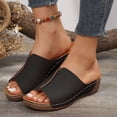 thumbnail image 2 of Mepaouo Summer Sandals for Women 2025 Platform Wedge Slides Arch Support Orthotic Casual Walking Shoes, 2 of 8