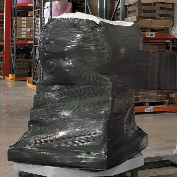 Partners Brand Blown Mach Stretch Film,20x80Gx5000ft MSF2080BLK