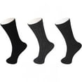 thumbnail image 2 of Hammer Anvil 12 Pack Mens Dress Socks Cotton Crew Socks Argyle Pattern Solid Set, 2 of 5