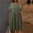 Green, variant on Women Fashion Solid Elegant Round Neck Loose And Linen Long Dress Dress Casual Summer Tunic Short Sleeve Maxi Dress for Women Summer Dresses Casual Long Daily Wear Dresses for Women Ruffle Dress for