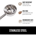 thumbnail image 4 of Cnshop Stainless Steel Cookie Scoop, 2-Tbsp Soft Grip Handle, Spring-Loaded Melon Baller & Meatball Scoop, 4 of 8