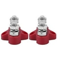 thumbnail image 4 of Rankomu Perno de Terminal, 2 Piezas de 5/16 Pulgadas M8 Terminal Stud Rojo Piezas de Bloque de Conexiones de cableado de Alta Resistencia para Camiones de 12-48 V, vehículos recreativos, Barcos, 4 of 14