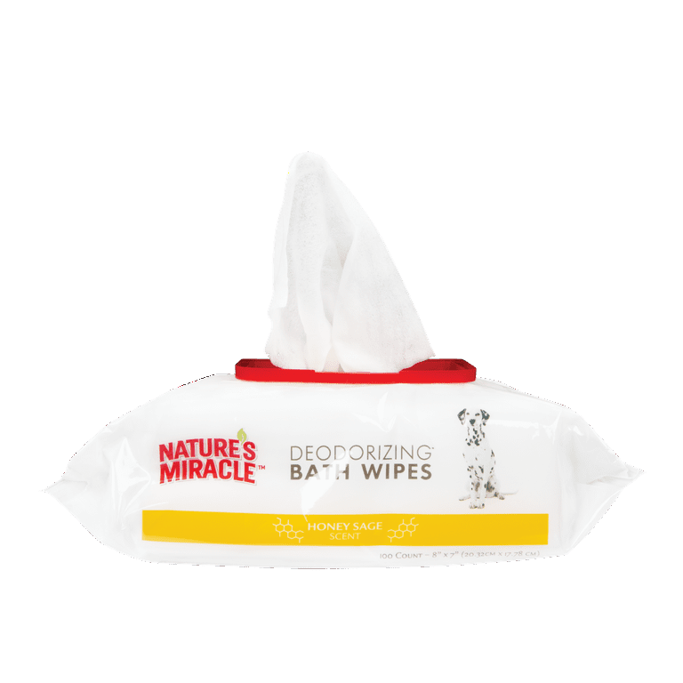 Nature's miracle deodorizing bath wipes hot sale