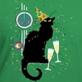thumbnail image 3 of CafePress - Chat Noir New Years Pa Women's V Neck Dark T Shirt - Women's V-Neck Dark T-Shirt, 3 of 4