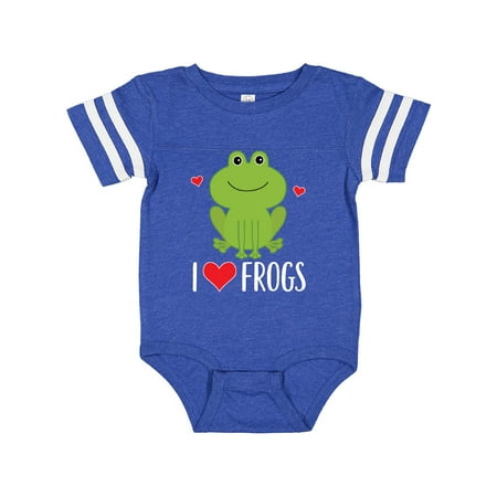 

Inktastic I Love Frogs Gift Gift Baby Boy or Baby Girl Bodysuit