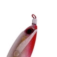 thumbnail image 4 of Señuelo Pesca Luminoso Anzuelos Calamar Anzuelo Artificial Cebo para Peces () Rojo Y Blanco, 4 of 5