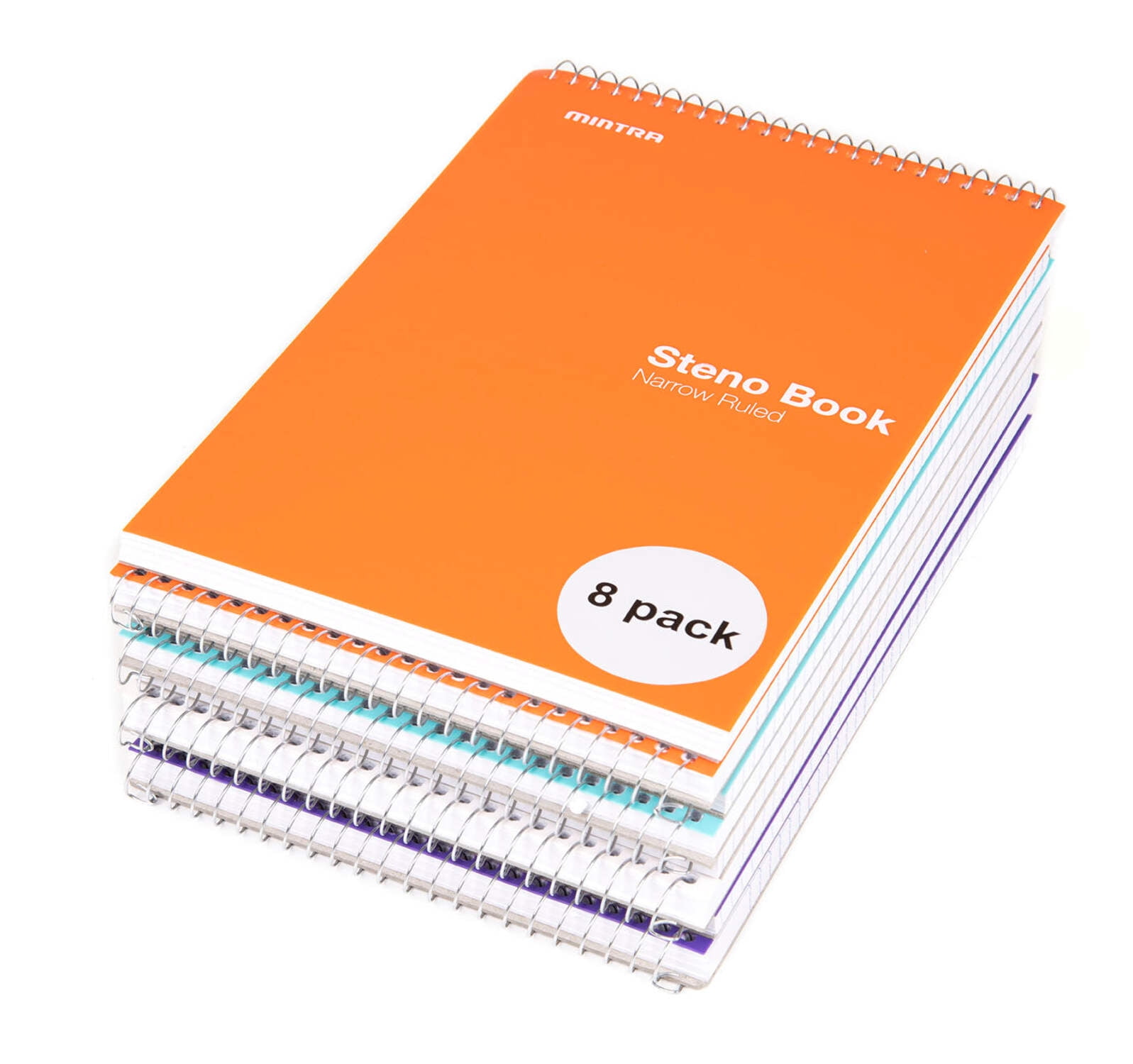 Poly Pastel Steno Books (8 Pack)