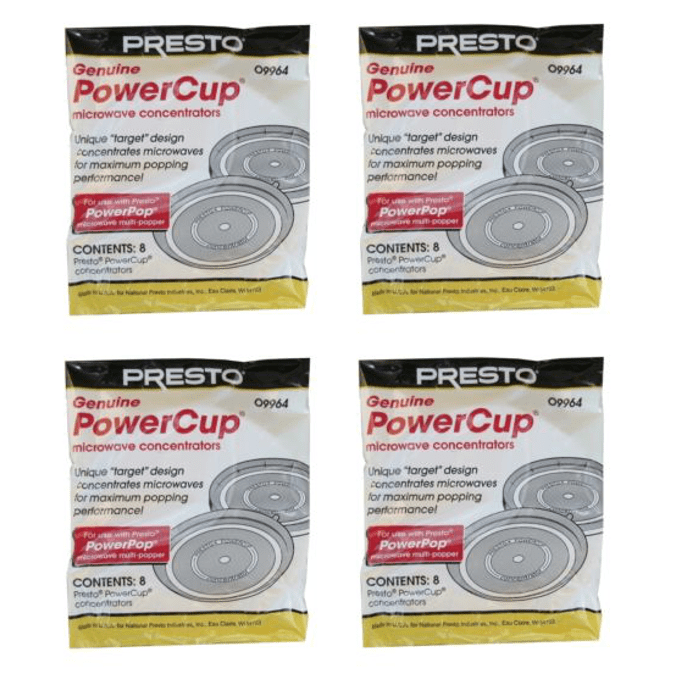 09964 PowerCup Concentrators Package of 8 Fits Presto 04830 Models 
