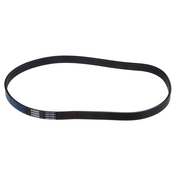 5PK900 V-Ribbed Belt 5 Ribs 900mm Length x 18mm Width x 5mm Thick, EPDM Poly V Belt Serpentine Belt