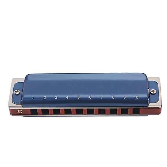 Soidarity Órgano bucal Llave C Embalaje especial Arpa de blues de respuesta rápida Conveniente para mantener una gran Diez agujeros para Accesorios para instrumentos musicales Soidarity OD010834-00