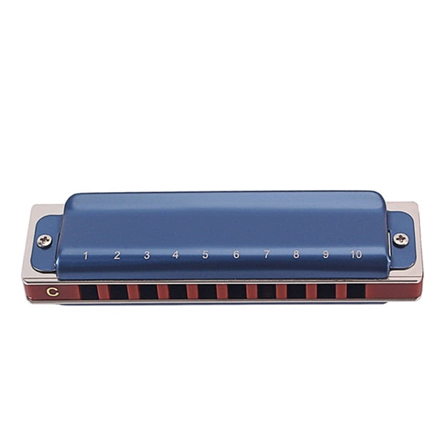 Soidarity Órgano bucal Llave C Embalaje especial Arpa de blues de respuesta rápida Conveniente para mantener una gran Diez agujeros para Accesorios para instrumentos musicales Soidarity OD010834-00