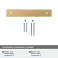 thumbnail image 4 of Amerock Ladera 5-1/16 inch (128mm) Center-to-Center Rectangle Champagne Bronze Cabinet Pull Backplate, 4 of 6