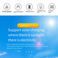 thumbnail image 3 of 3X 18650 Charger Solar Lithium Battery Smart Charger Type-C Four-Slot Multi-Function Outdoor Charger, 3 of 7