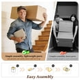 thumbnail image 3 of Full Size Bed Frame with Removable Headboard & Soft Rounded Corners Cloud Bed Frame Boucle Bed,Black, 3 of 8
